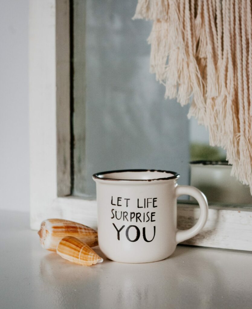 photo image mug let life surprise you